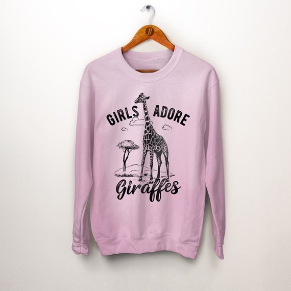 Giraffe Sweatshirt. Giraffe Sweater 