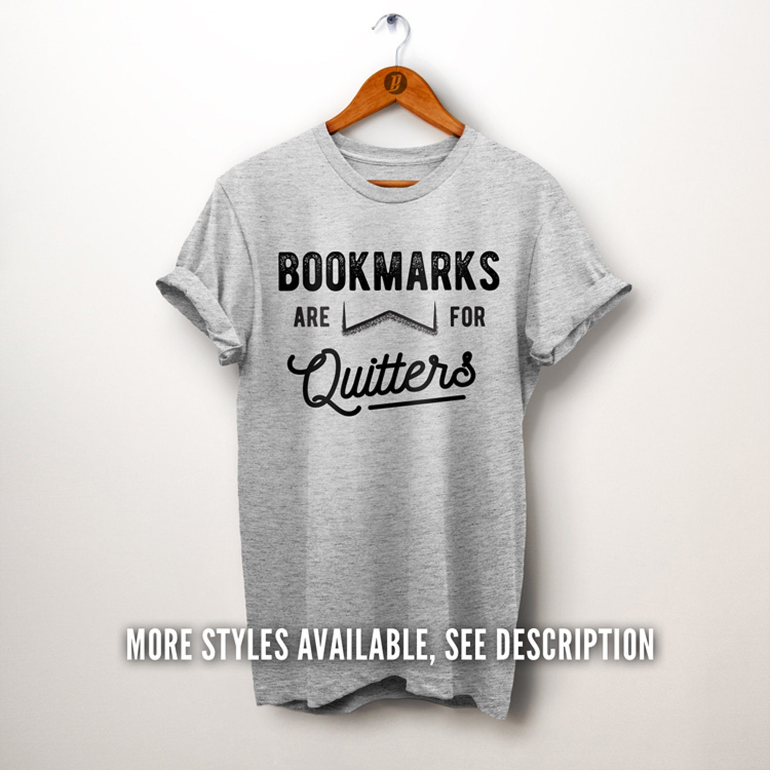 Book Lover Gift. Bookmarks Are For Quitters Sweatshirt. Etsy