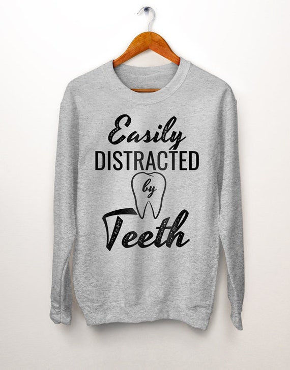 eden tee Easily Distracted Teeth Hoodie eden tee Easily Distracted Teeth Hoodie
