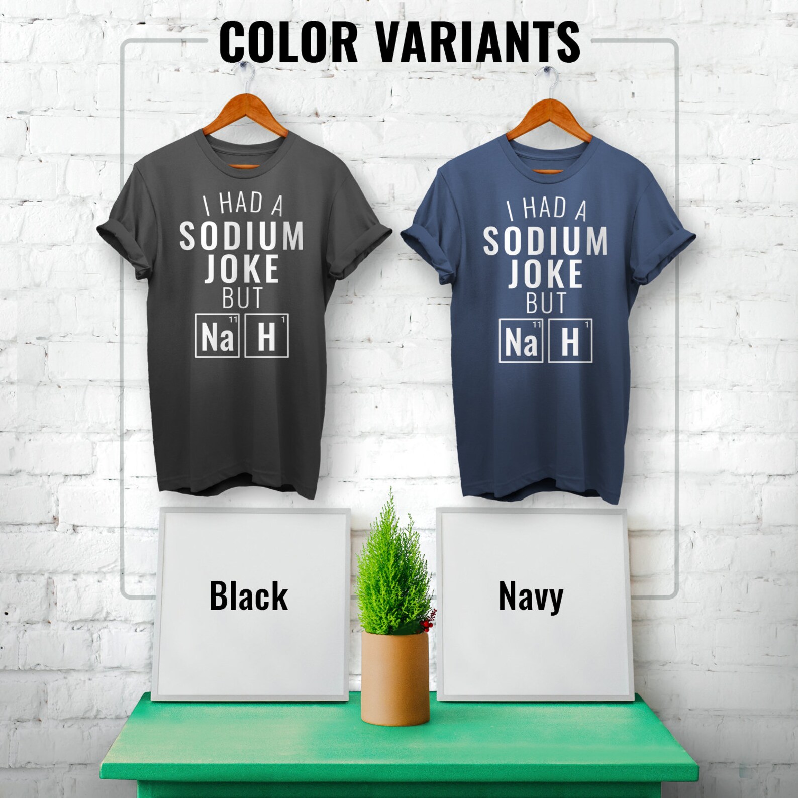 I Had A Sodium Joke but Na Shirt. Chemistry Lover Gift. Etsy