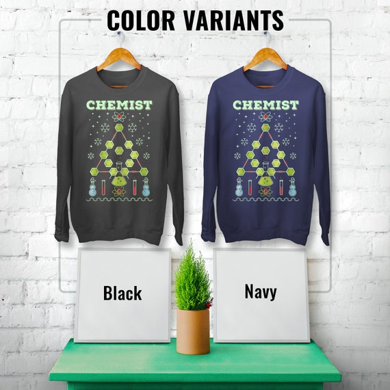 Funny Christmas Sweaters. Chemist Tree 