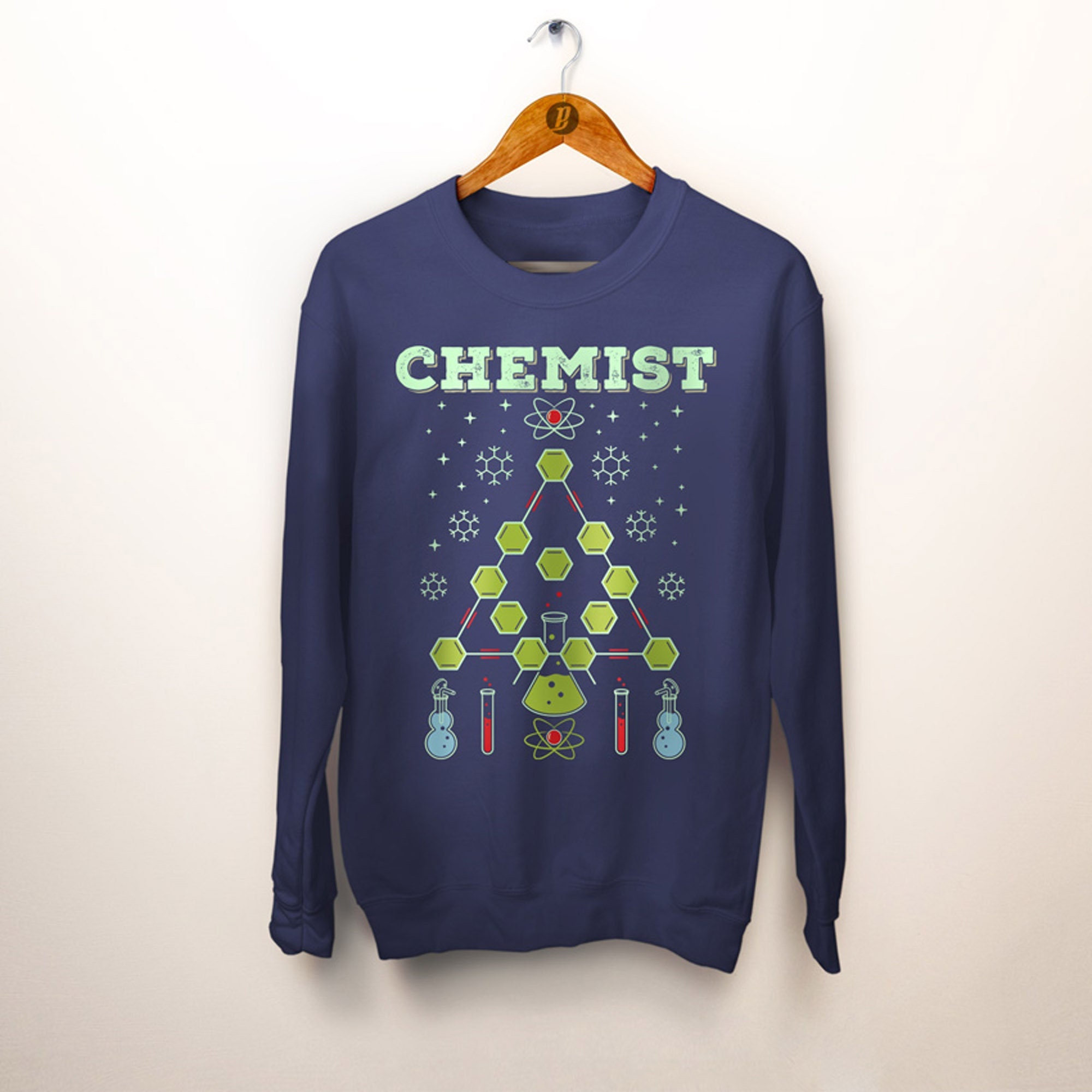 Chemistry Ugly Christmas Sweater Chemistry Ugly Christmas Sweater