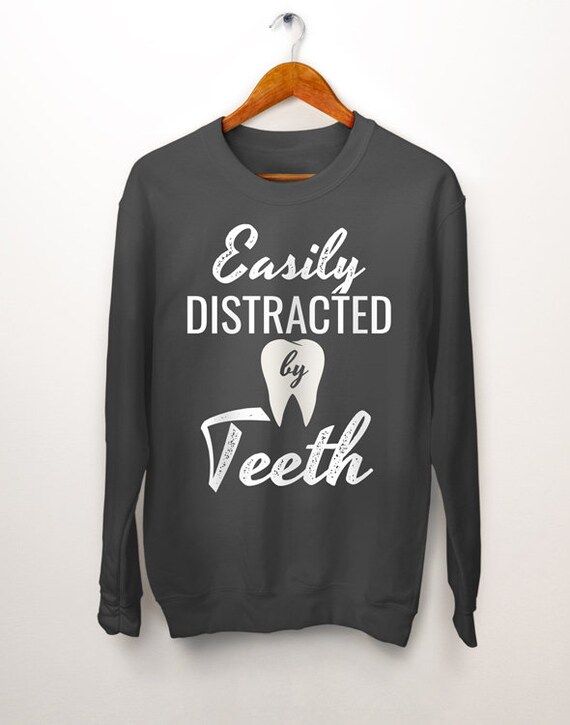 eden tee Easily Distracted Teeth Hoodie eden tee Easily Distracted Teeth Hoodie