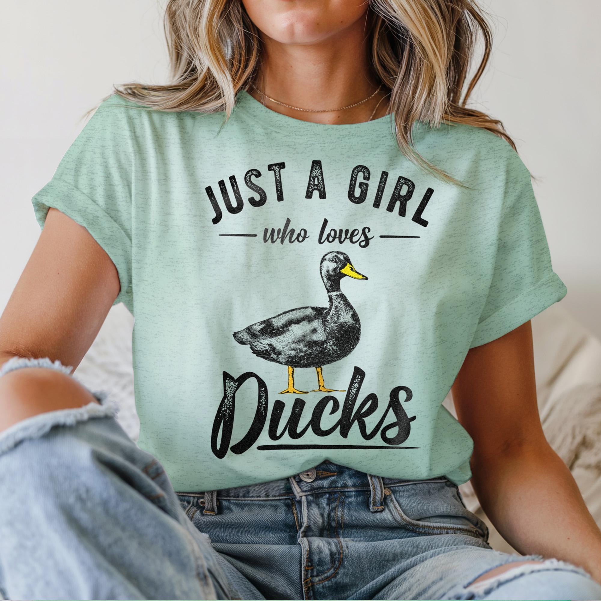 Duck Shirt. Just A Girl Who Loves Ducks. Toddler Kids Shirt