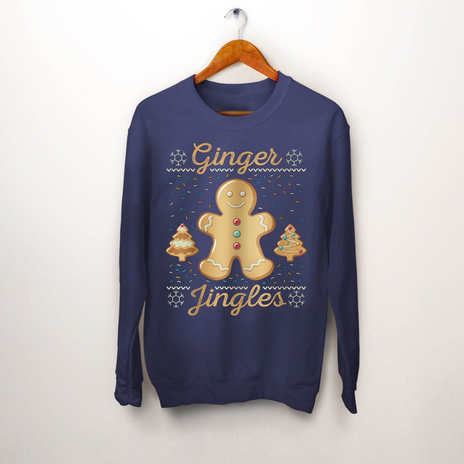 gingerbread man sweatshirt