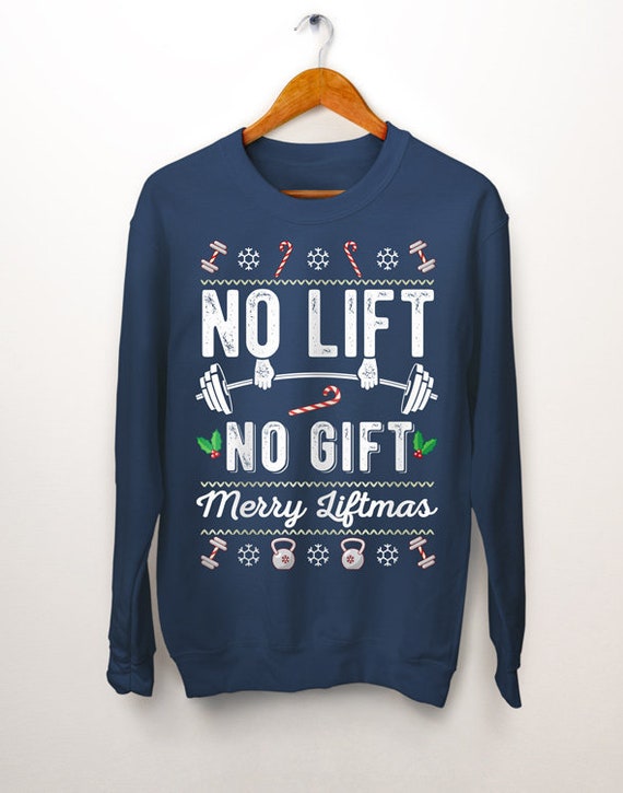 merry liftmas sweater