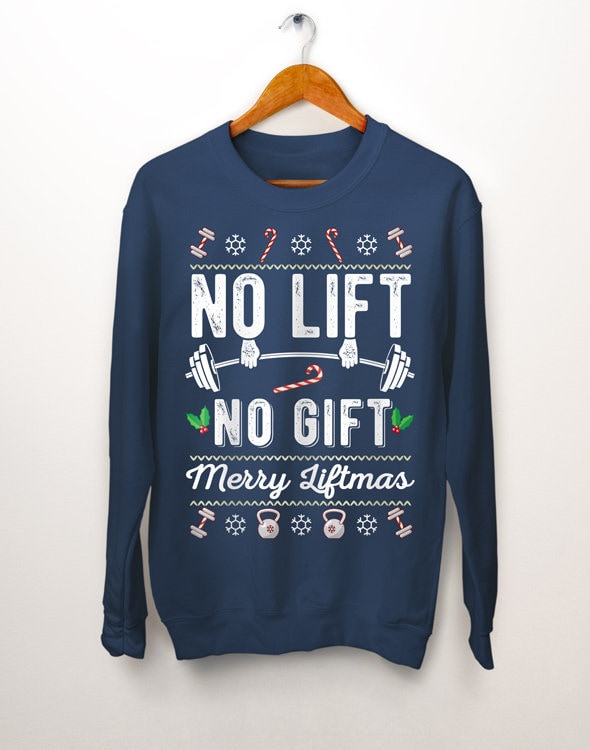 merry liftmas christmas sweater