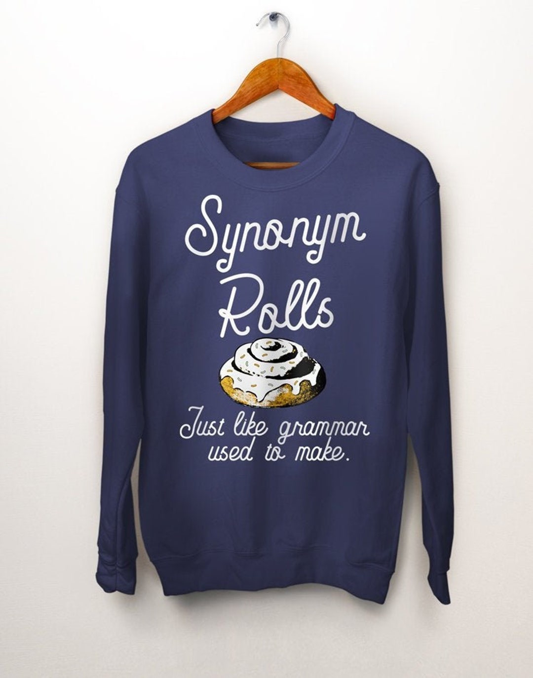 Synonym Rolls Sweatshirt. Book Lover Gift. Literary Gifts. Etsy