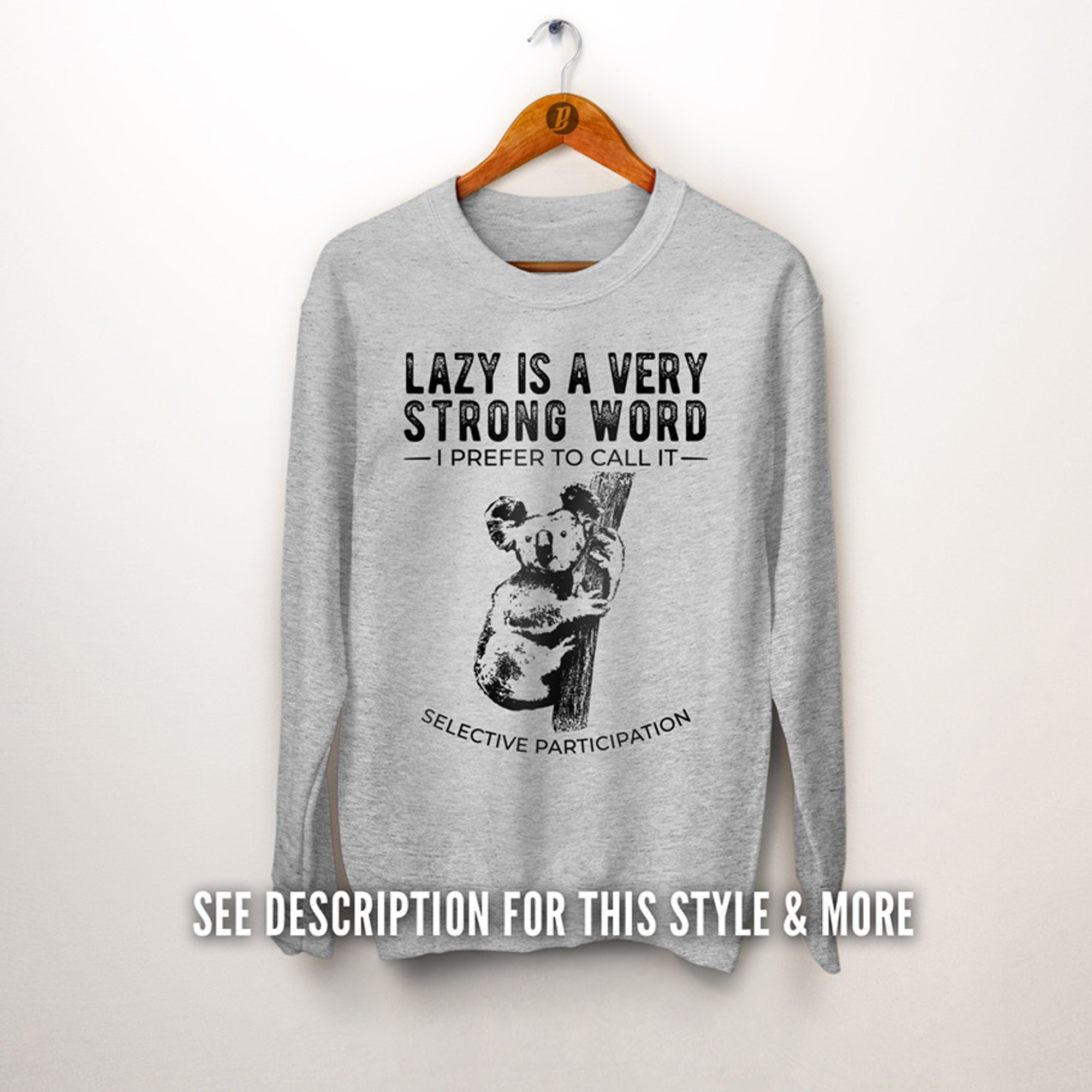 Koala Sweatshirt Women. Just A Girl Who Loves Koalas. Koala - Etsy UK