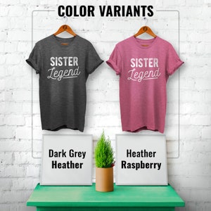 Favorite Sister Tee heather grey main image 1