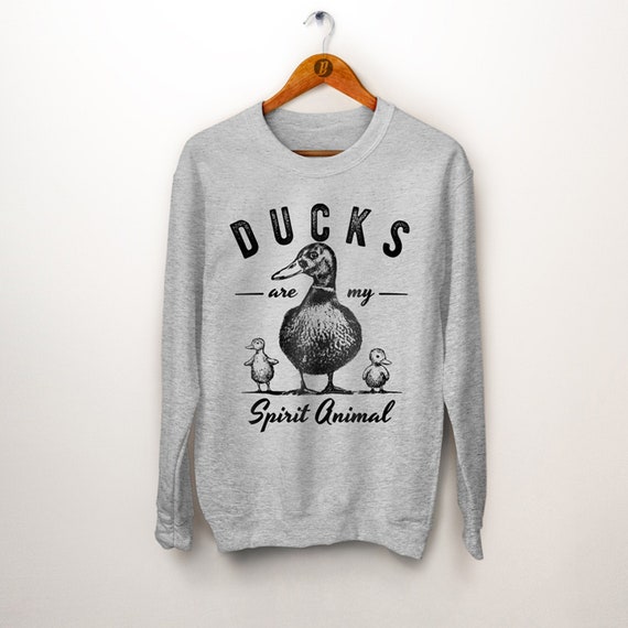 Duck Top Cute Donkey Sweater Duck Sweatshirt Duck Lover Duck Lover Sweatshirt UNISEX Duck Sweater Duck Gift
