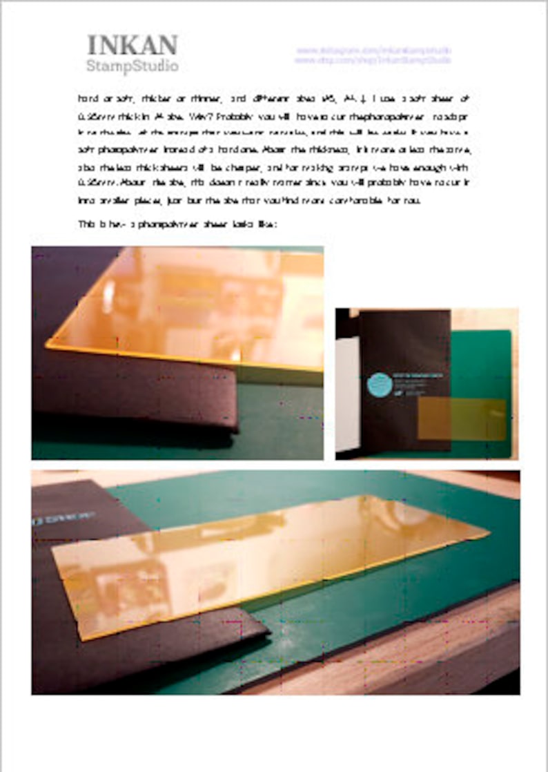 How to Make Photopolymer Stamps VISUAL GUIDE. DIY Make Your Own Custom