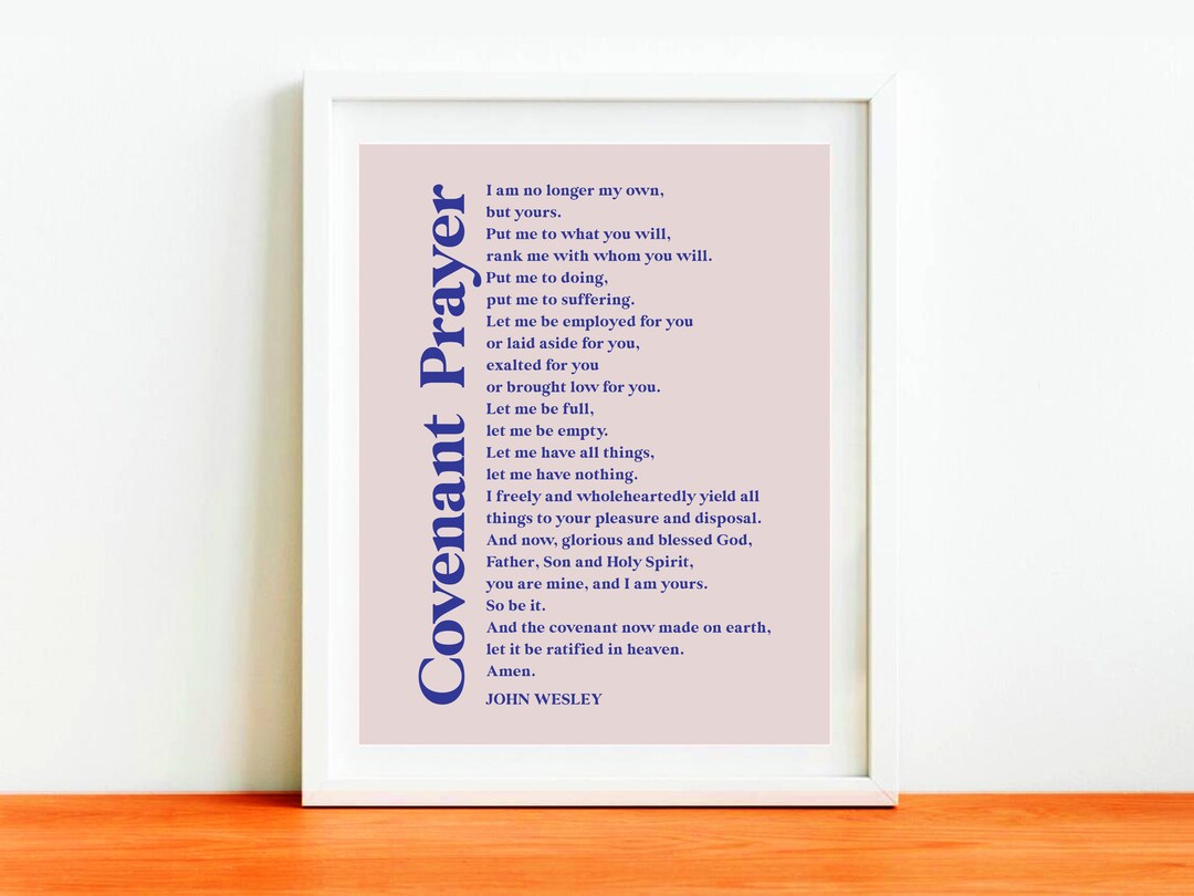 Covenant Prayer Printable John Wesley Bible Verse Christian Covenant Prayer Printable John Wesley Bible Verse Christian