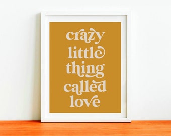 CRAZY LITTLE THING CALLED LOVE Wooden String Art Box Sign Primitives by Kathy 