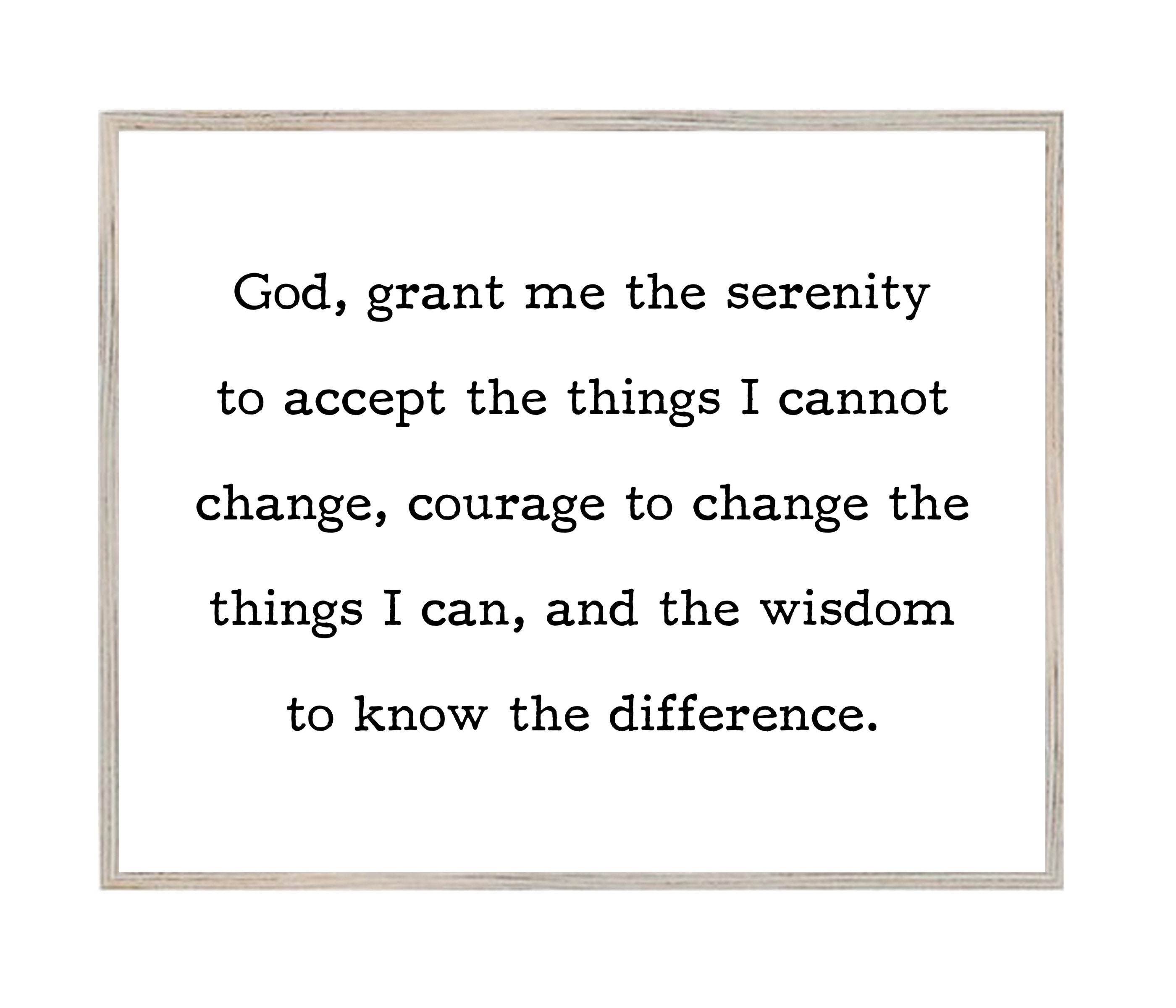 serenity prayer printable quote landscape bible verse etsy