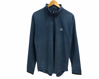 Nike Acg pequeño logo spellout bordado suéter Fleece manga larga media cremallera Sportwear Activewear / Nike Acg Fleece suéter