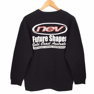 Nev Surf Spellout Bordado Jersey Jumper Sudadera Surfwear Hawaiian Beach Surfboard Surfing Style