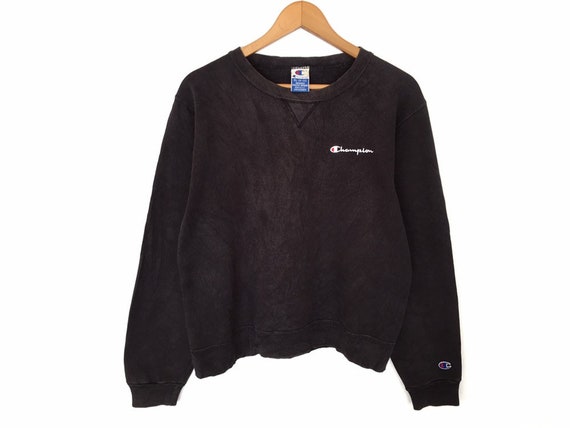 Champion Small Logo Spellout Embroidery Pullover … - image 1