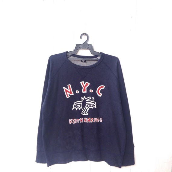 Keith Haring Spellout Pullover Jumper Sweatshirt