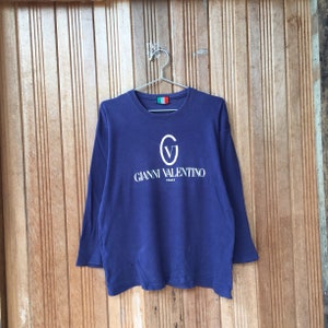 Gianni Valentino Big Logo Spellout Sweatshirt Style de mode