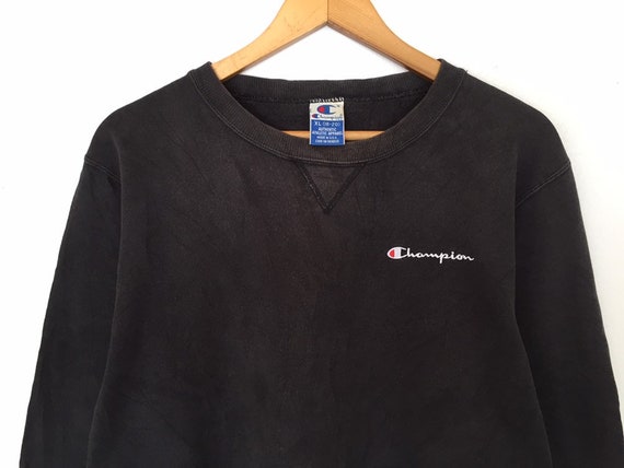 Champion Small Logo Spellout Embroidery Pullover … - image 4