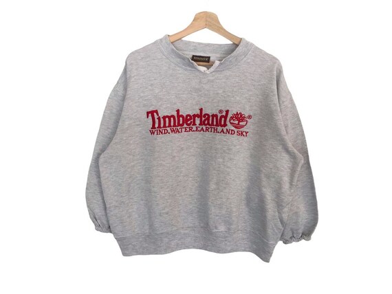 CVichaivintage Timberland Big Logo Spellout Sweatshirt Jumper Pullover