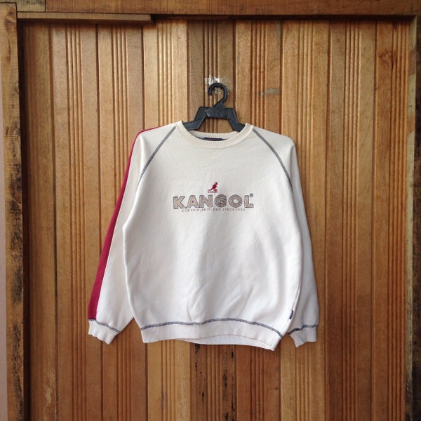 Kangol Big Logo Spellout Embroidery Pullover Jumper Sweatshirt