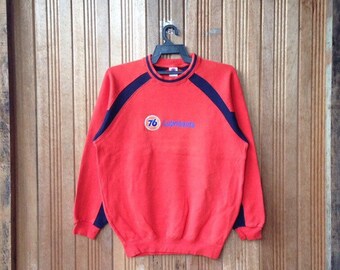 Lubricantes 76 Spellout bordado Jersey Jumper sudadera