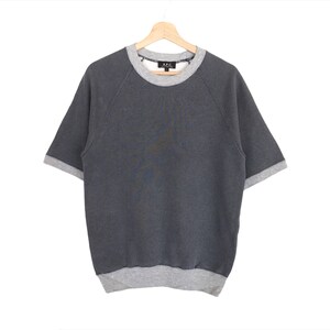 A.P.C Short Sleeve Sweater Spellout Sweatshirt Jumper Pullover