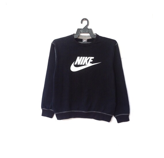 Nike Swoosh Big Logo Spellout Pullover Jumper Sweatshirt Etsy Ireland
