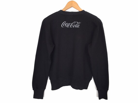Coca Cola große Logo Spellout Pullover Pullover Sweatshirt