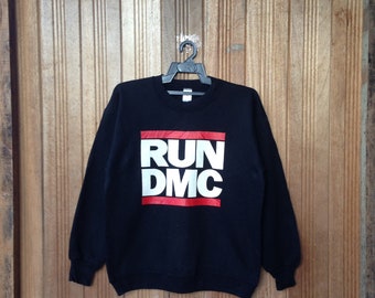 Selten!! Run DMC Hip Hop Musik Sweatshirt Nice Design Vintage 80er 90er