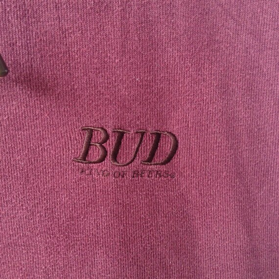 Budweiser Spellout Embroidery Sweatshirt - image 4