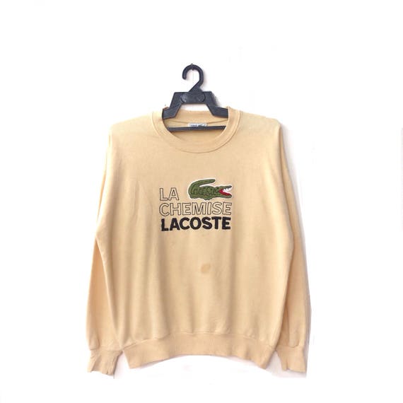 lacoste logo jumper