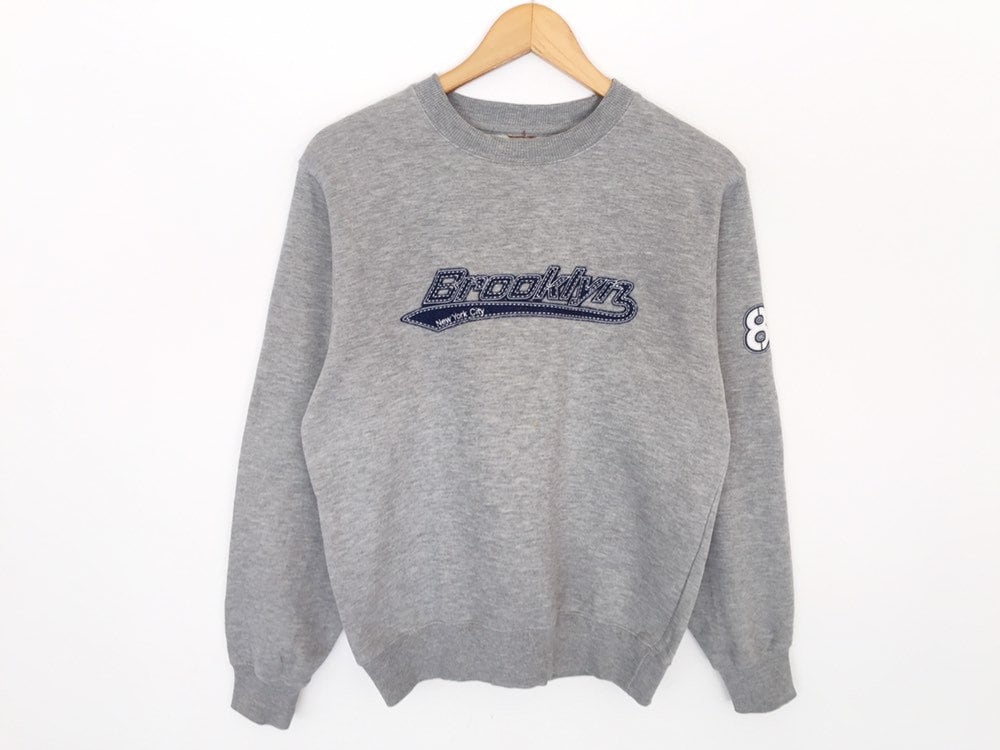 Brooklyn New York City Spellout Pullover Jumper Sweatshirt - Etsy UK