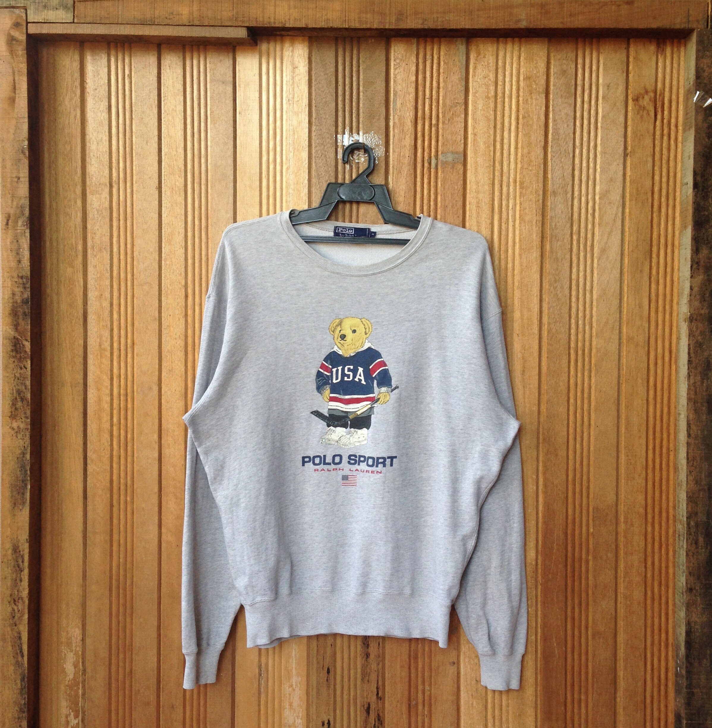 Polo Sport Bear Usa Ralph Lauren Spellout Pullover Jumper