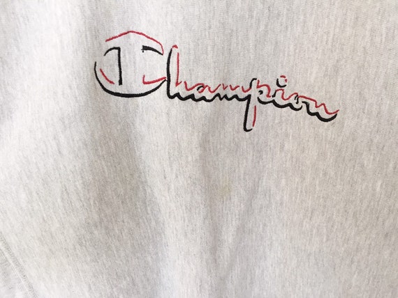 Champion Reverse Weave Small Logo Embroidery Pull… - image 3