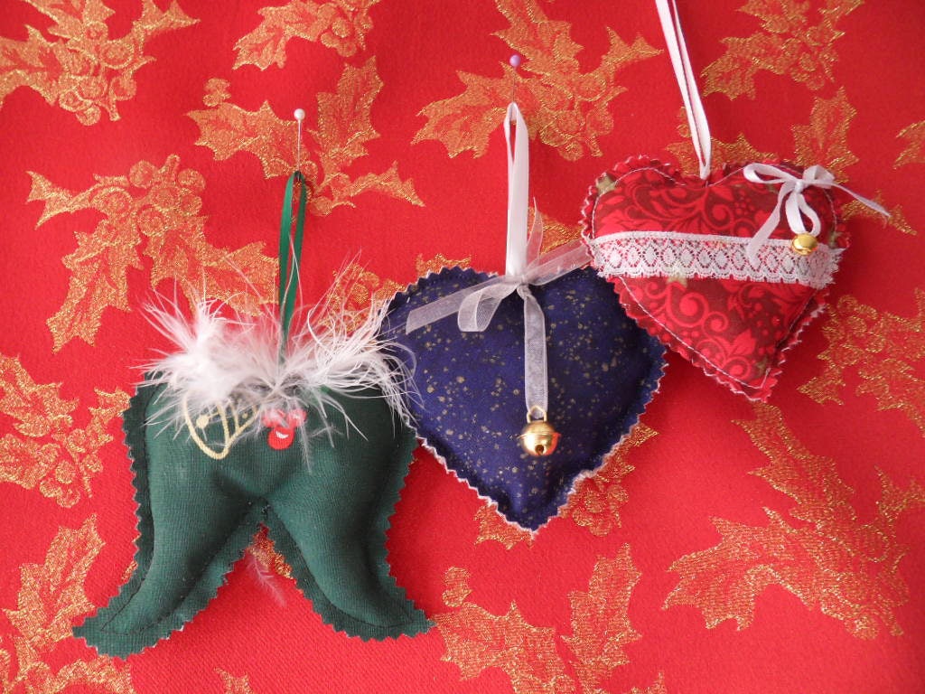Coeurs de Noël et Ailes d'anges