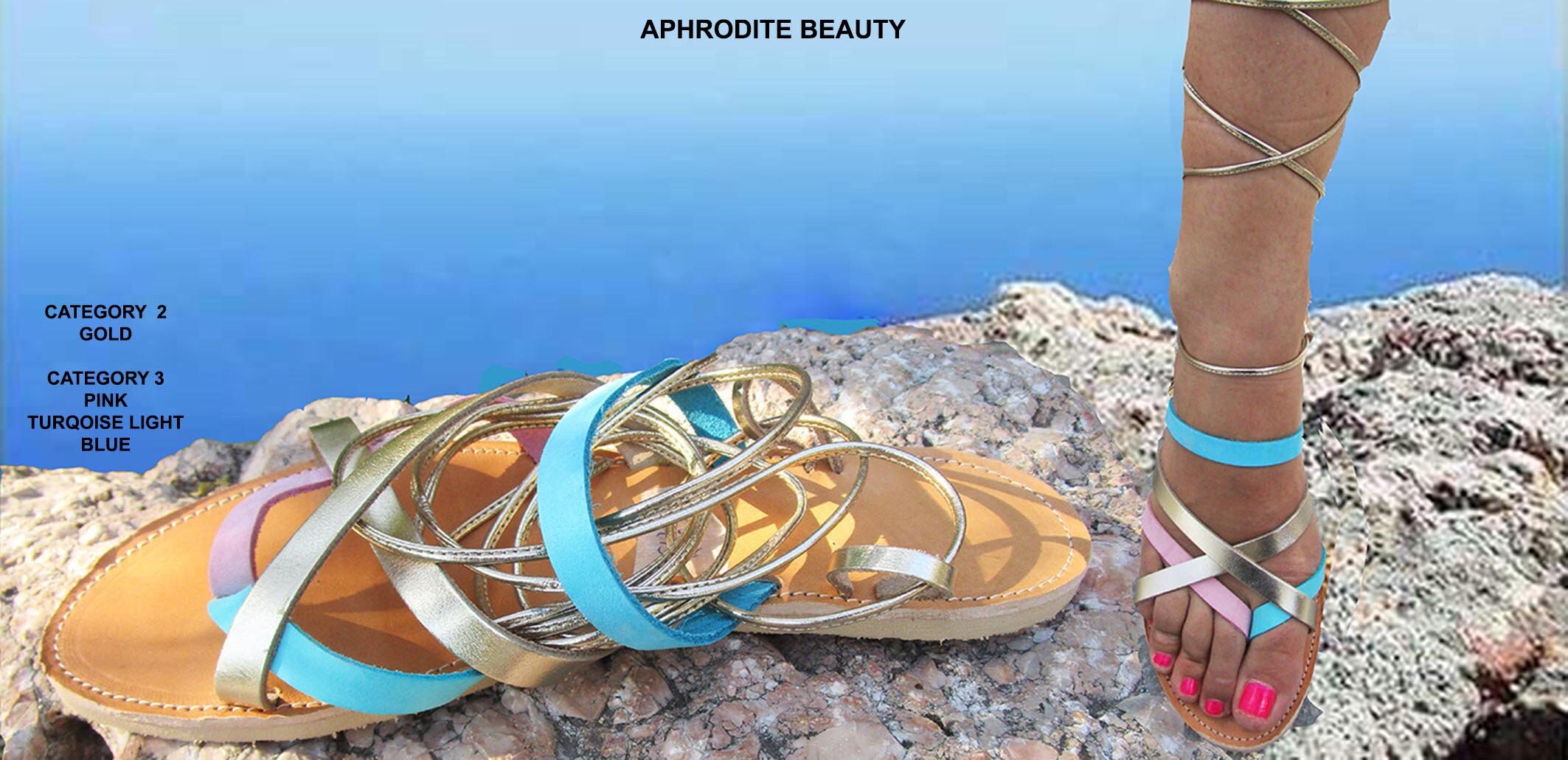 light blue gladiator sandals