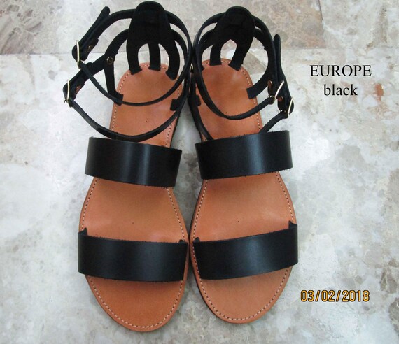 women's european leather sandals