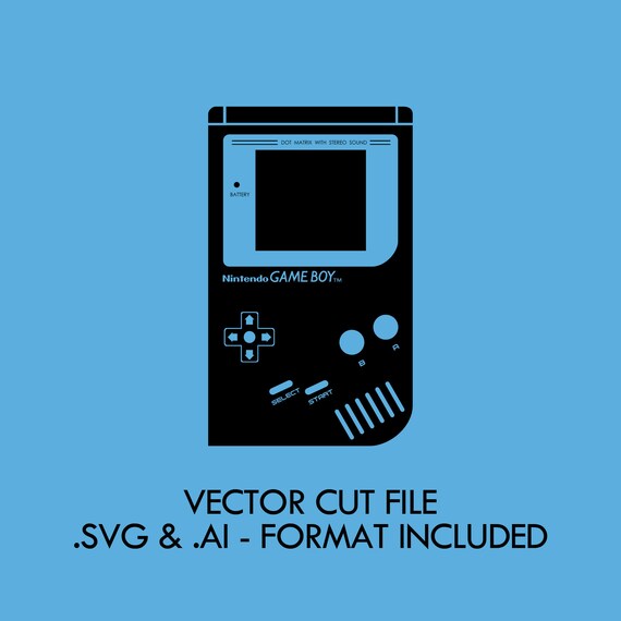 Download Nintendo Game Boy Svg Ai Vector Cut File Etsy