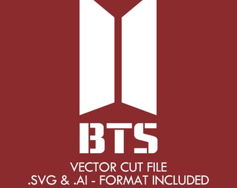 Logotipo BTS - Archivo de corte vectorial SVG/AI