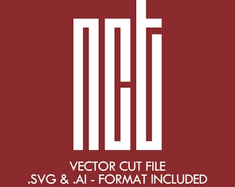 Logotipo NCT- . SVG/. Archivo de corte vectorial a IA