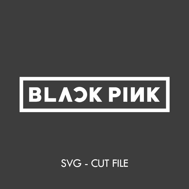 Black Pink Logo SVG Vector Cut file | Etsy