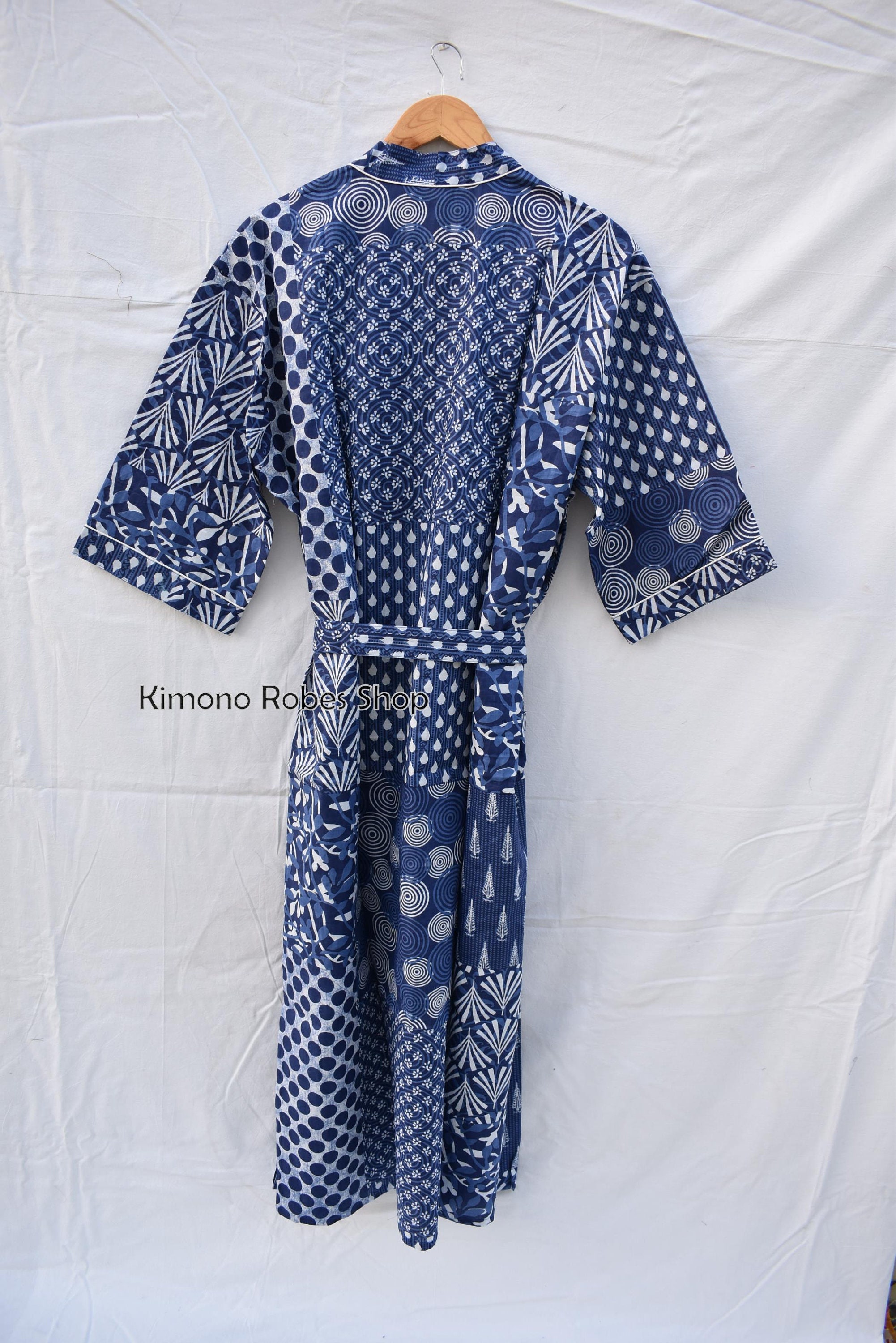 Bathrobe Robes for Women Long Cotton Robes Beach Wear Dress Etsy