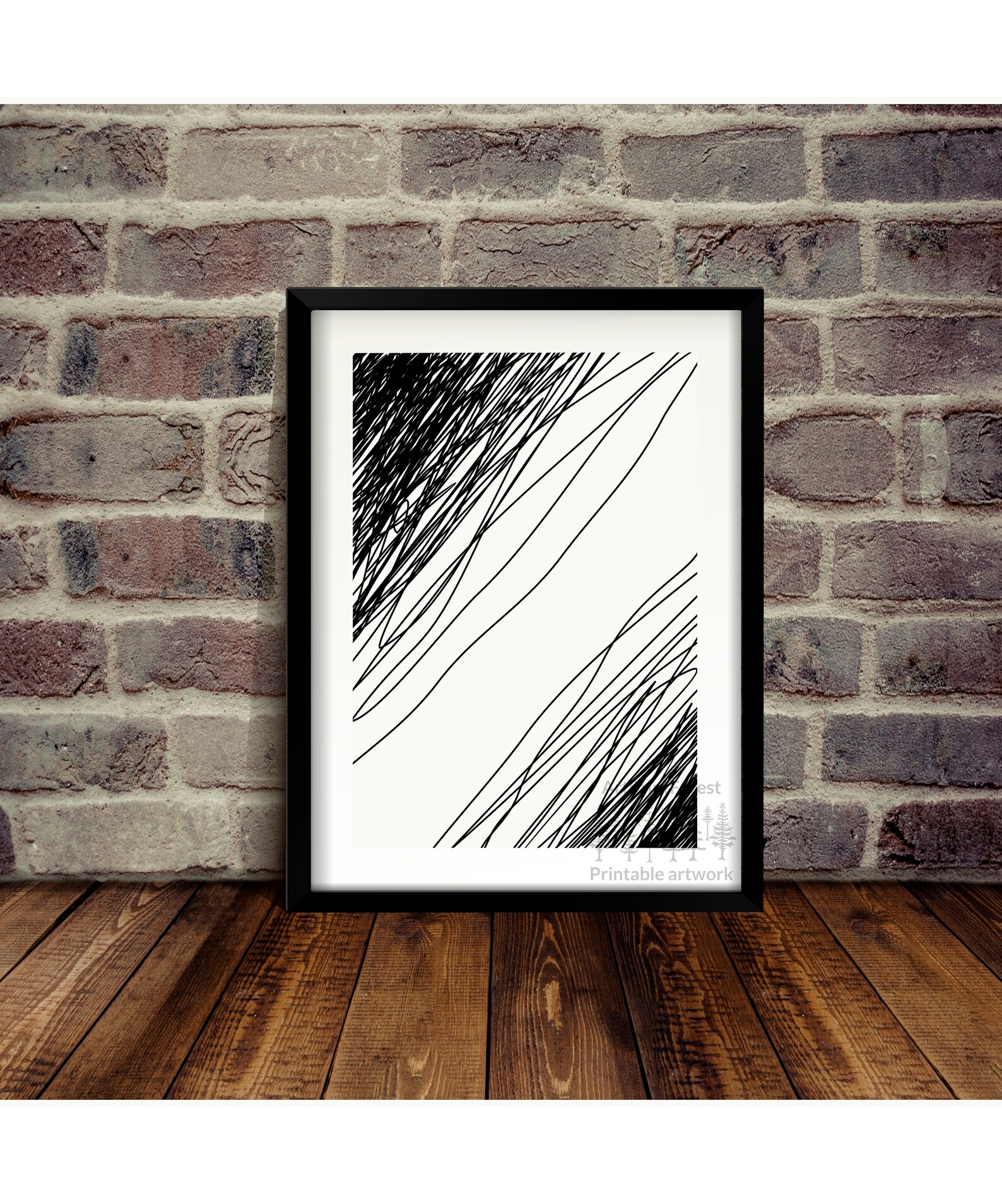 Modern Art Modern Home Interior Modern Wall Deco Wall | Etsy