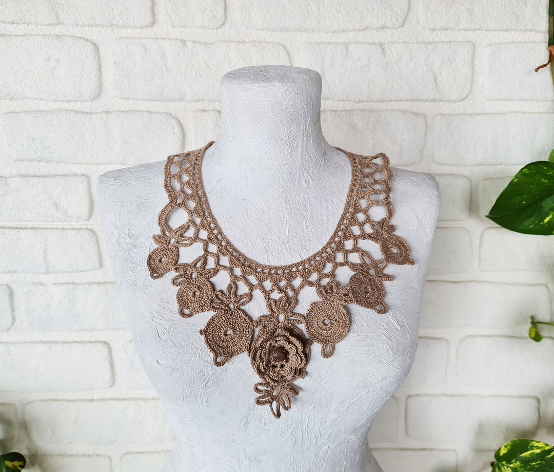 Beige Crochet Set