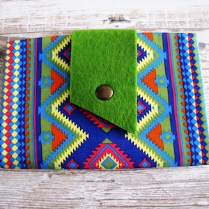 Envío rápido/Cartera de tela étnica/Cartera de fieltro/Soporte de carrito/Cartera de mujer/Soporte de carrito de mujer/Cartera boho