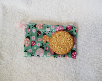 Snack bag // Reusable snack bag // Snack pouch // Washable bag