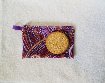 Snack bag // Reusable snack bag // Snack pouch // Washable bag